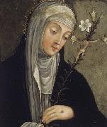 unknow artist St Catherine of Siena Germany oil painting artist